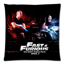 Funda de almohada con estampado de dos lados, cubierta de cojín de lino y algodón, Fondo de Fast and The Furious, 17,7 "X 17,7"(45X45CM) 2024 - compra barato