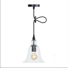 Lámpara de araña retro moderna, luz LED de araña de cristal de arte Rural, Bombilla E27, lustre, iluminación 2024 - compra barato