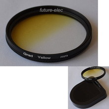 Yellow 30mm 37mm 40.5mm 43mm 46mm 49mm Color Colour Graduated Gradual Filter Lenses Lens Filters For Olympus Pentax Samsung Fuji 2024 - buy cheap