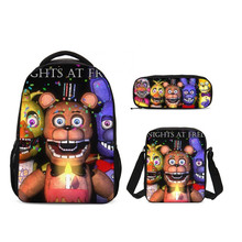 2020 3pcs/set Five Night At Freddy's School Bag Set For Teenager Girls Student Children Schoolbags Mochila Kids Laptop Bookbags 2024 - buy cheap