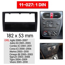 Kit de marco de Panel de placa Fascia para Radio estéreo de coche 11-027 para OPEL Agila,Astra(G),Combo(C),Corsa(C),Meriva,Omega (B),Tigra 2024 - compra barato