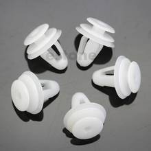 QILEJVS 10Pcs Car White Plastic Rivets Fastener Door Clips for 8 mm Hole 2024 - buy cheap