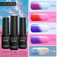 CATUNESS 29 Colors Temperature Change Lasting Nail Gel 7ml Fingernail Polish Color 29 UV Gel Polish Semi-Permanent Nails 2024 - buy cheap