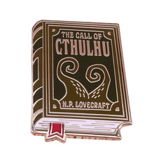 The call of cthulhu pin book literature badge Lovecraft brooch cool bookworm gift 2024 - buy cheap