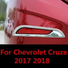 For Chevrolet Cruze 2017 2018 Car Rear Fog Light Cover Trim Strip ABS Chrome Frame Lamps Car-styling Strips Exterior decoration 2024 - buy cheap