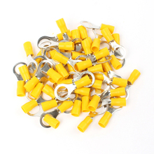 25PCS RV5.5-12 Yellow Ring insulated terminal suit 4-6mm2 Cable Wire Connector cable Crimp Terminal RV 2024 - buy cheap