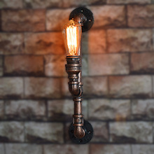 Retro Industrial viento Simple creativo de moda lámparas de pared Loft Retro luces de hierro moderna bombilla LED balcón moderno Bedro Luz de hogar 2024 - compra barato