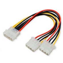 10pcs Computer Cable Connector IDE One Divided Into Two Chassis Power Line 4P IDE Hard Drive Power Cord 2024 - buy cheap