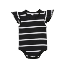 Newborn Toddler Infant Baby Girl Striped Sleeveless Romper Jumpsuit Clothes Outfit 2024 - buy cheap