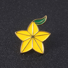 Jogo kingdom hearts broches, pinos de esmalte amarelo paopu frutas sora, bolsa de lapela fofa com chave de boas lembranças, metal 2024 - compre barato