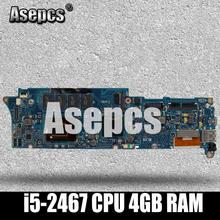 Asepcs ux21e com i5-2467 cpu 4gb ram mainboard rev3.1 para For Asus ux21 ux21e portátil placa-mãe usb 3.0 100% testado 2024 - compre barato
