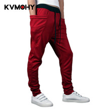 Harem Pants Men Tracksuit Bottoms Casual Pockets Joggers Sweatpants Male Trousers Hip Hop Red Coffee Color Sweatpant Camouflage 2024 - buy cheap