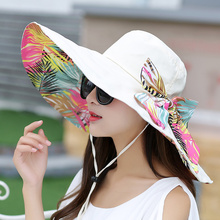 Chapéu de praia para mulheres, aba larga, dobrável, viseira, sombra de sol para verão feminina, anti-uv, respirável, bonés h244 2024 - compre barato