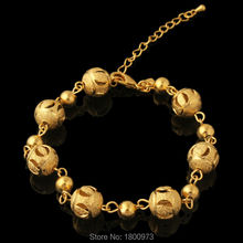 Round allah beads bracelet men18k Gold Color fashion jewelry women Wholesale 2024 - buy cheap