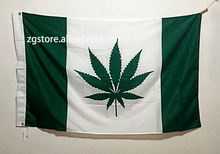 Bandera de hoja verde de Canadá, pancarta de 3x5 pies, 150x90cm, con agujeros de metal y latón 2024 - compra barato