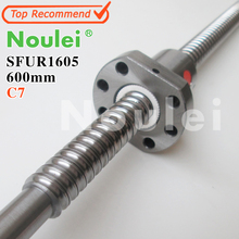 Noulei 1605 C7 600mm ballscrew with SFU1605 ball nut of rm1605 BK12 BF12 set end machined for high stability CNC diy kit SFU 2024 - buy cheap