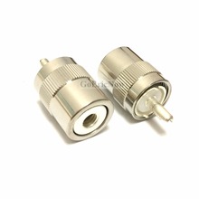 5 pcs  RF Coaxial M UHF Male PL259 Plug Solder for RG58 RG142 LMR195 RG400 Cable Connector 2024 - buy cheap
