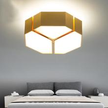 Modern minimalist living room bedroom ceiling lamp Nordic creative personality designer model room gold led lamps 2024 - buy cheap