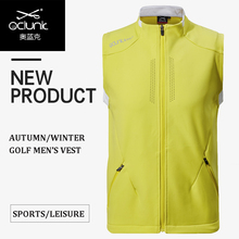 OCLUNK мужские куртки для гольфа бархатный теплый жилет толстовка на молнии Спортивная безрукавка осенне-зимняя куртка для гольфа 2024 - купить недорого
