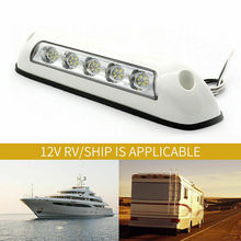 Luz led impermeable para exteriores, foco de 12V y 6W para yate, caravana y barco, lámpara blanca de 6000K, 5led 2024 - compra barato