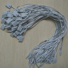 1000pcs/lot , 7 inches Grey paper tags clothing seal cords Hang tag seal strings for dress 2024 - buy cheap