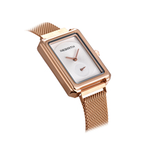 Relógio de pulso feminino de quartzo, relógio de pulso casual para mulheres, de malha de luxo em aço inoxidável, presente 2024 - compre barato