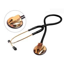 Medical Stethoscope Flat Silver Back Single Listening Headphones Specialty Cardiopulmonary Breathing Noise Care Tool Adult 2024 - buy cheap