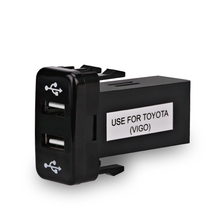 USB Charger Adapter Port Socket For Toyota Interface 12v USB Charger Car Cigarette Lighter Socket Adapter Port For Toyota VIGO 2024 - buy cheap