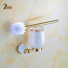 ZGRK Bathroom Toilet European Style Holder Stainless Steel Modern Brush Holder Ribbon Holder WC Accessories Useful Products 2024 - buy cheap