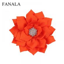 Beautiful Hair Multicolor Flowers Clip (NO Rhinestone Crystal For DIY Lotus CLIP) 1 Girls Sale Pc Hair Kids Accessories 2024 - buy cheap