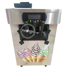 Table top 18L mini soft ice cream milk shake vending machine with 3 Flavors Ice Cream Maker 2024 - buy cheap