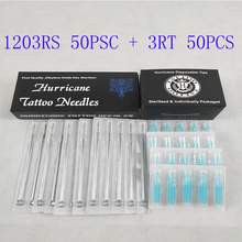 Tattoo Needles Tip (3RS+3RT) Tattoo Needles and Tubes Mixed 50PCS Sterile Tattoo Needles+ 50PCS Disposable Tattoo Tips 2024 - buy cheap