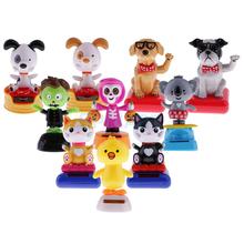 10 Types Solar Powered Dancing   Car Home Office Desk Ornaments Decoration Dancer Bobble Head Toy Kids Chrismas Gifts 2024 - buy cheap