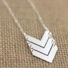 Chevron Necklace New Arrival  Long Boho Necklace Stainless steel Jewelry Dropshipping YP6471 2024 - buy cheap