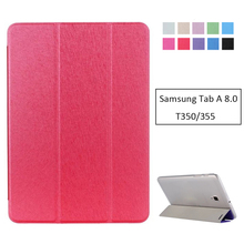 Luxury Stand Pu Leather Case Cover For Samsung Galaxy Tab A 8.0 2016 T350 T355 SM-T355 tablet funda cases 2024 - buy cheap