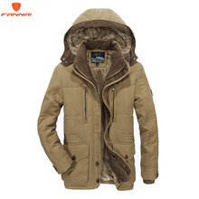 Chaqueta de invierno para hombre, prendas de vestir cálidas de L-6XL, de gran tamaño, a prueba de viento, Parkas 2024 - compra barato