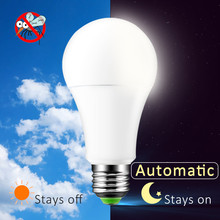 Sensor Light 220V 110V Dusk To Dawn Led Bulb E27 B22 10W 15W 2000K 2700K 5700K Night Led Security Bulb Auto ON/OFF Lighting Lamp 2024 - buy cheap