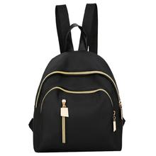 2021 Casual Oxford Backpack Women Black Waterproof Nylon School Bags for Teenage Girls High Quality Fashion Travel Tote Backpack 2024 - buy cheap