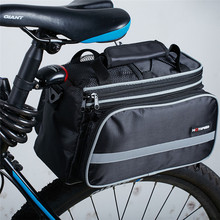 Waterproof  Mountain Road Bicycle Bike Bag Cycling Double Side Rear Rack Tail Seat Trunk Bag Pannier seat bag for bike 2024 - buy cheap