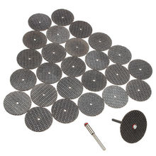 New 25pc 32mm Resin Cutting Wheel Cut-off Discs Kit +1pc Mandrel For Rotary Tool 2024 - buy cheap