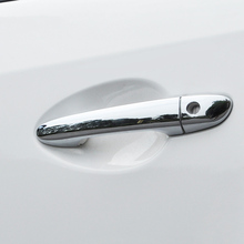 For Mazda 2 Demio DL Sedan DJ Hatchback 2015 2016 2017 ABS Chrome LHD Real door handle Protector Cover Trim Accessories 8pcs 2024 - buy cheap