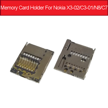 Genuíno suporte de cartão de memória para nokia X3-02/C3-01/n8/c7 tf adaptador de soquete leitor de memória peças de reposição 2024 - compre barato