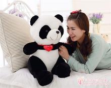 red heart love panda plush toy, about 50cm panda pillow birthday gift h776 2024 - buy cheap