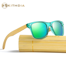 Kithdia-gafas de sol polarizadas de madera hechas a mano, lentes de sol con patas de bambú y soporte, envío directo, proporciona imágenes # KD039 2024 - compra barato
