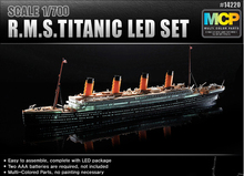 MOHSACADEMY 14220 1/700 Titanic with complete LED package muti-colored parts no painting necessary assembly scale model ship kit 2024 - buy cheap