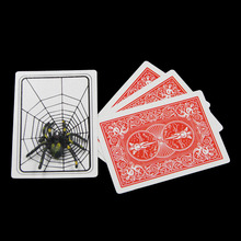 Aranha e net cartão de truques de mágica adereços magia Mentalismo, perto, palco, Acessórios frete grátis 400 magia 2024 - compre barato