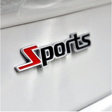 car styling 3D metal Sports stickers for radio 2 din android volvo v70 bmw e61 skoda rapid fiat bravo subaru XV 2024 - buy cheap