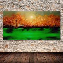 Mintura Hand Painted Tree Landscape Oil Painting On Canvas Modern Abstract Art Wall Picture For Living Room Home Decoration Gift 2024 - buy cheap