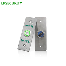 IP68 waterproof outdoor gate opener door lock bolt stainless steel panel LED door exit button switch NO NC 2024 - buy cheap