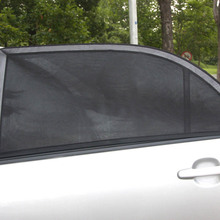 2 pçs janela traseira do carro anti-uv pára-sol bloqueador sol protetor capa assento sombra malha cego estilo do carro 2024 - compre barato